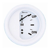FARIA Trimindikator for Johnson/Evinrude Ø2" - Hvit